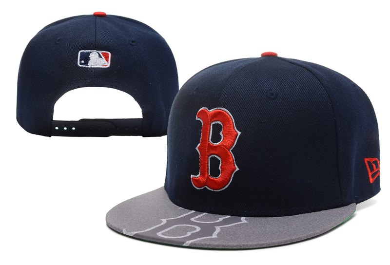 MLB Boston Red Sox NE Snapback Hat #34